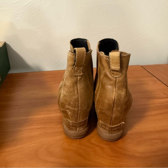Sorel Joan Of Arctic Wedge II Chelsea Boot Camel Brown 1808551224 Size 7.5 - Picture 4 of 8